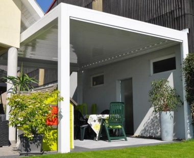 Pergolas-Lame Bioclimatique-Open-blanche